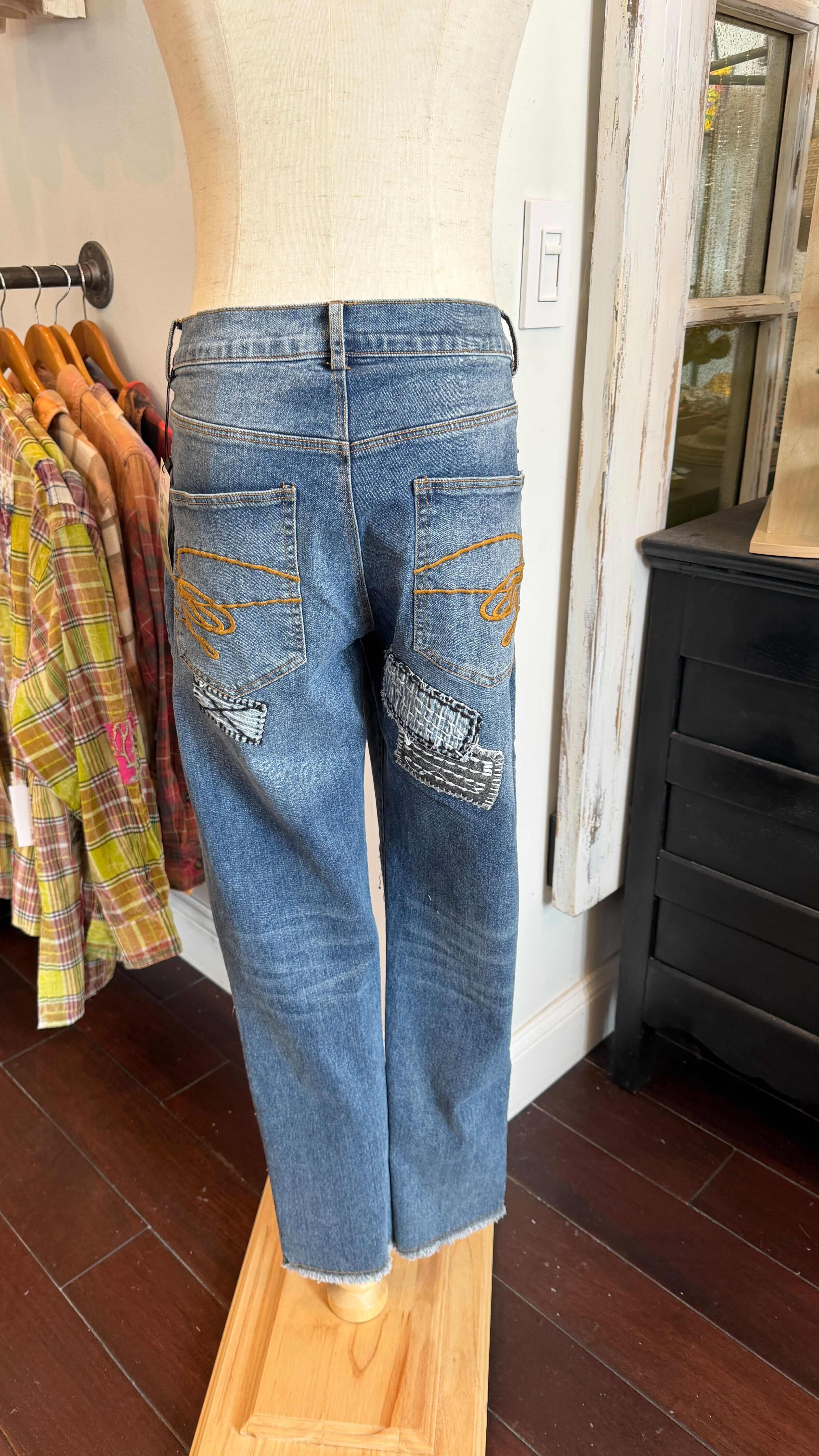 Jaded Gypsy Artisan Stitch Denim