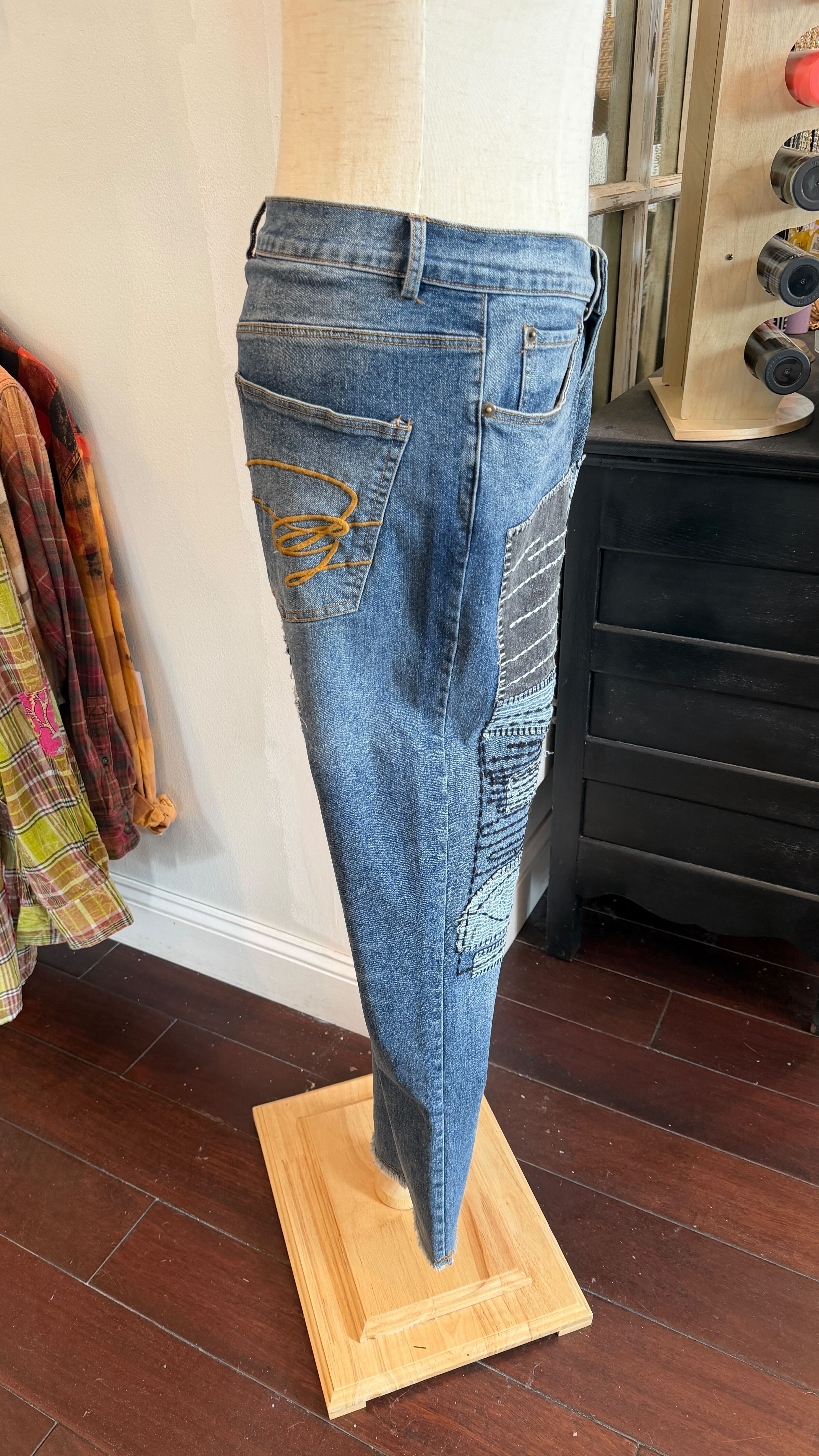 Jaded Gypsy Artisan Stitch Denim