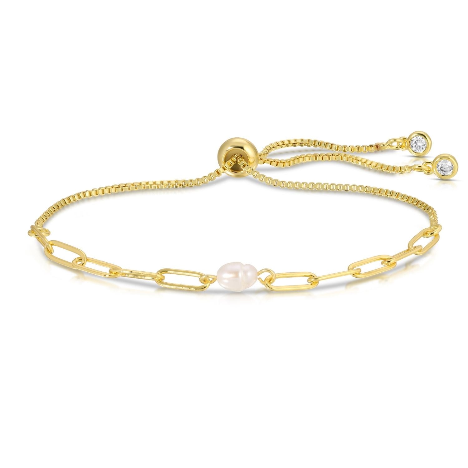 Pearl Link Pulley Bracelet - Preorder
