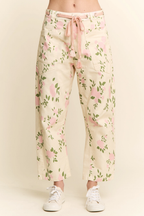 Pretty in Petals Barrel Jeans