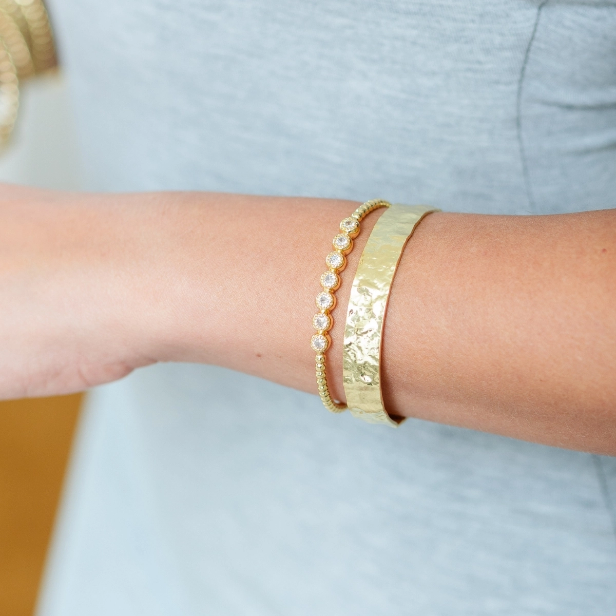 Sculpted Gold Statement Cuff - Preorder