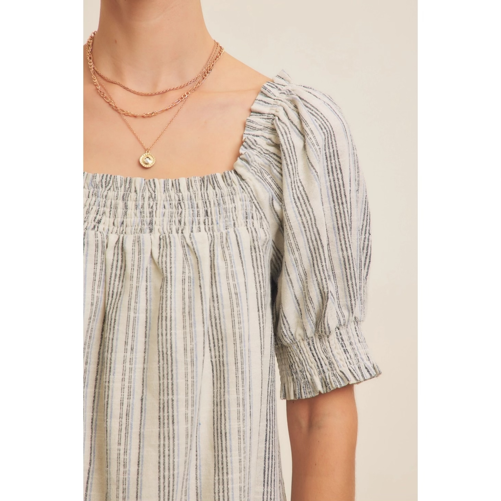The Seaside Stripe Mini Dress