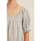 The Seaside Stripe Mini Dress