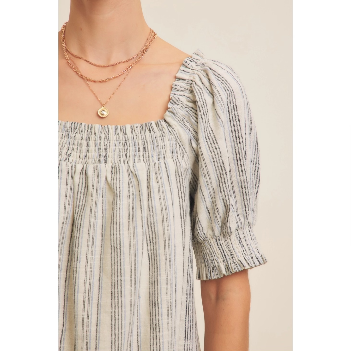 The Seaside Stripe Mini Dress