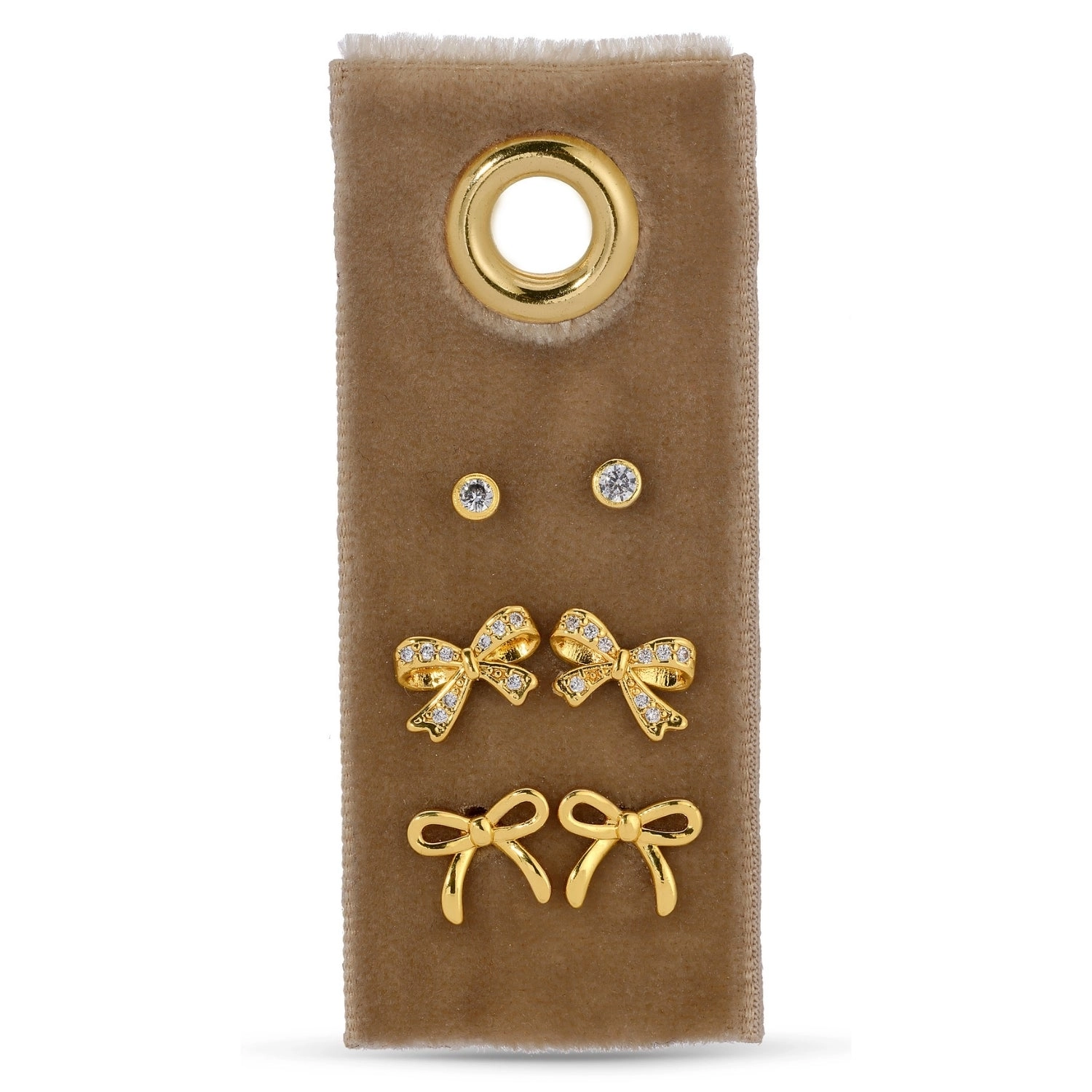 Golden Bow Stud Trio – Preorder